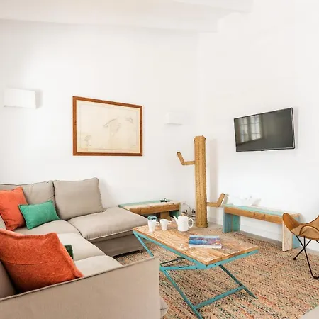 빌라 Casa Blanca - Con Piscina A 30m Del Mar-binibeca 산트 유이스