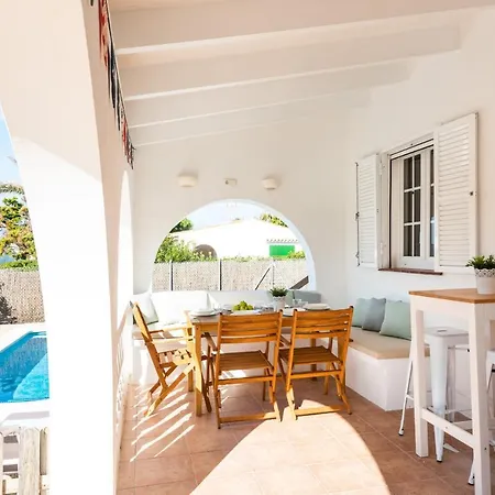 Casa Blanca - Con Piscina A 30m Del Mar-binibeca Villa Sant Lluis
